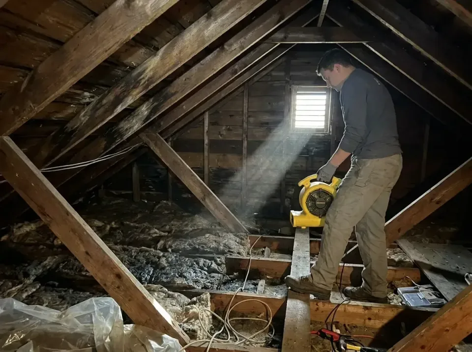 attic-water-damage-drying-proc-007 — frequently asked questions, Emergency Water Extraction & 24/7 Flood Response in Pea Rid…